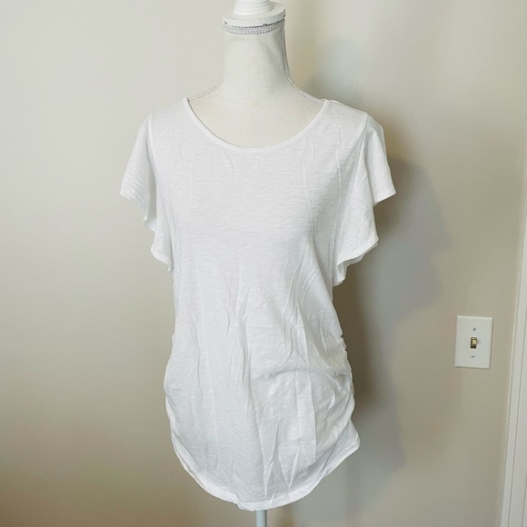 Motherhood Tops - Motherhood Maternity Flutter Sleeve Tee